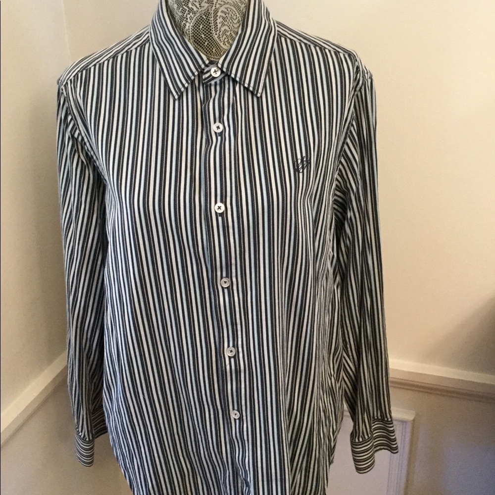 NAVY / BLUE STRIPED MAN’S SHIRT 🌻